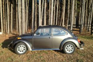 Volkswagen bug 1977 beetle charcoal grey standard sun roof 1600 cc dual port Photo