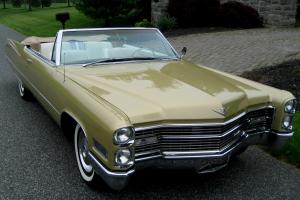 1966 Convertible,Stunning Gold,White Int.Tan Cloth Top,Full Power,AC,AutoDim,Exc Photo