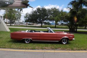 1967 PLYMOUTH GTX SUPER COMMANDO 440 V8 RESTORED MATCHING NUMBER CONVERTIBLE!! Photo