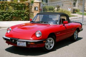 1986 Alfa Romeo Spider, one CA owner, a truly superb driving car, unrestored Photo