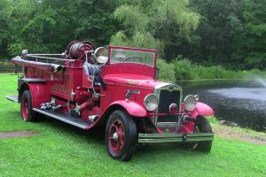 1931 Gramm Howe Antique Vintage Fire Engine Truck Photo