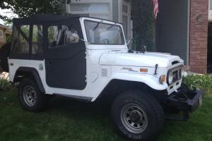 1969 toyota land cruiser with a Chevy 400 small block engine Photo