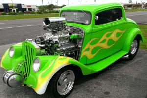 1933 Willys Street Rod loaded with AC, Blower, Fuel Injection, Radio full Custom Photo