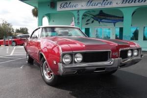 1969 Classic Red Oldsmobile 442 2 Door Automatic NEW PHOTOS MUST SEE TOP DOWN