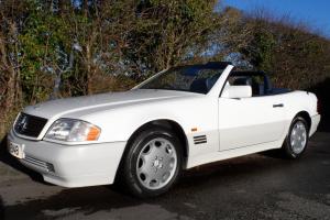  1994 MERCEDES SL280 Auto white/blue leather ONLY 14,483 miles, Full S/history  Photo