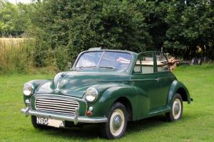  Morris Minor Factory Convertible, Tourer, Full MOT but no need for any more 