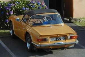  1971 TRIUMPH TR6 SAFFRON YELLOW. 150 bhp Injection with overdrive  Photo
