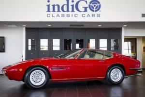 Restored 1971 Maserati Ghibli SS 4.9L V8 Coupe Red Tan Leather 5-Speed Manual