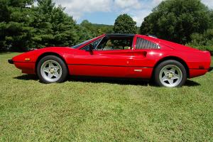 1985 Ferrari 308 GTS QV Red with tan interior. Fully completely serviced Photo