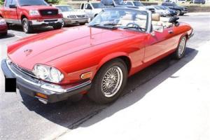 1989 Jaguar XJS 5.3L V12 Convertible Power Top Leather Heated Seats Very Clean! Photo