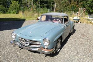Mercedes Benz 190SL SL Coupe with soft top California title Photo
