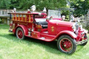 1928 Ford Model AA Seagrave Fire Truck New Engine Restored Very Rare Rstored