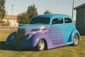 37 Ford Slantback w/Custom Trailer Has TCI chassis Trailer is a 22 ft. Wells Car Photo