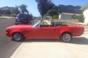 1965 Red Convertable Custom Mustang
