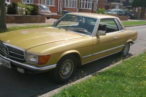  1976 MERCEDES 450 SLC AUTO GOLD (2 owners ONLY 38,000 km) left hand drive  Photo