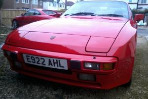  1987 PORSCHE 944 RED 45000 MILES FSH ALL OLD MOTS FROM NEW VERY GOOD CONDITION  Photo