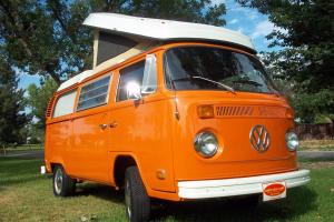 1973 Volkswagen Westfalia Pop-Top Camper Photo