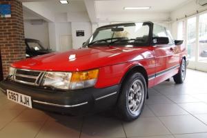  1990 SAAB 900 I CONVERTIBLE LPT TURBO 16V RED 