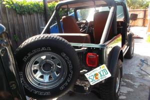 1982 Jeep CJ7 Base Sport Utility 2-Door 4.2L GREEN with medal Tub FLORIDA