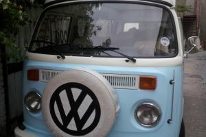  VW CAMPER T2 --BABY BLUE -- TOTALLY RESTORED MINT CONDITION 1973 