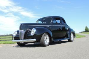 Fully Restored, All Steel Bodied, Ford Powered 1940 Deluxe Coupe Street Rod