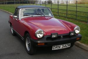  MG Midget 1500 Damask Red 1980 (W Reg) taxed and tested to July, Rostyle wheels 