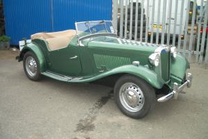 MG TD Roadster Classic Car, Right Hand Drive from New 