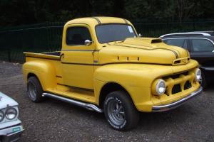  FORD F100 PICKUP 1952 HOTROD 289 ford v8 ENGINE NOT RATROD CLASSIC AMERICAN  Photo