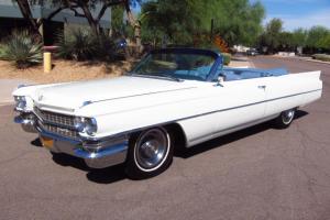 1963 Cadillac DeVille Convertible - 390ci - Loaded - Factory A/C - Clean Car!!