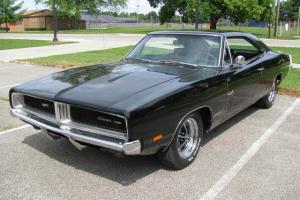 1969 Dodge Charger SE 4 speed REAL BLACK CAR Photo
