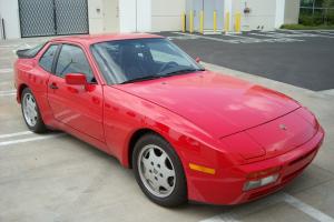 1989 PORSCHE 944 S2 Guards Red Black Leather Immaculate Low Miles Original Car