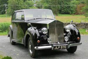  1947 Rolls-Royce Silver Wraith James Young Two Door Saloon WTA79 