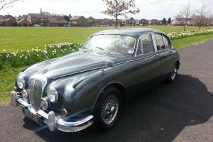  DAIMLER V8 250 AUTO 1963 GREY WITH RED LEATHER WIRE WHEELS  Photo