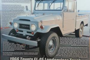 1966 Toyota FJ45 Truck Long Bed Ready to go! 4WD Rare. Bid to win. Selling now!! Photo