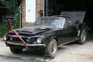 1968 Ford Shelby Mustang GT 500 Convertible 428 Big Block 4-Speed NICE BARN FIND for Sale