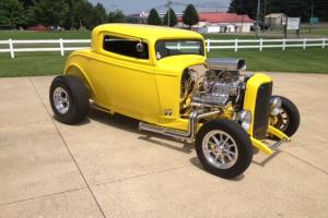 1932 Ford 3 Window Coupe Blown Street Rod Photo