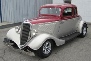 1934 Ford 5 Window Coupe, Hot Rod, Street Rod, 302 C4 Automatic, Vintage Air