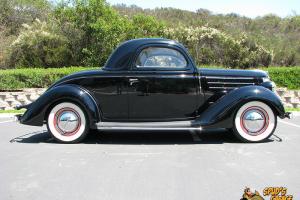 1936 Ford 3W Coupe Old School Hot Rod Survivor 57 292 V8 4bbl So Cal History