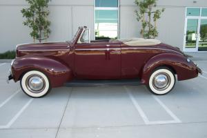 1940 Ford Deluxe Convertible Older Restoration with Columbia 2 speed rear end Photo