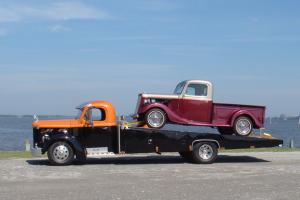 1958 WHITE Harley Davidson Ed. tow truck, wrecker OR 1935 Ford Hot Rod Pickup Photo