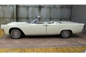 1963 Lincoln Continental Convertible SUICIDE DOORS WHITE ON WHITE LOW MILES