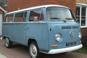  1969 VW Early Bay Microbus LHD Cal import with original wind back sunroof 