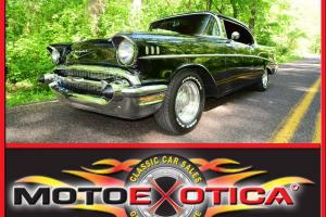 1957 CHEVROLET 210 COUPE-MILD CUSTOM-CHROME, PAINT AND INTERIOR ALL AWESOME!