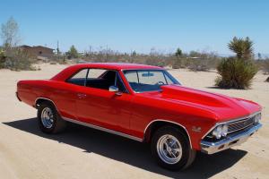 1966 CHEVELLE SS REAL 138 VIN CODE, JUST RESTORED READY TO CRUISE!!! VIPER RED!! Photo