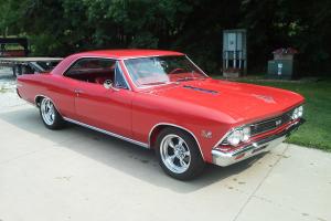 1966 Chevelle SS 396 Coupe Rally Red 500 HP 5 speed Disc Brakes