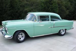 1955 Chevrolet 2-door sedan, LS, 4-speed, 12000 act miles, Never before offered