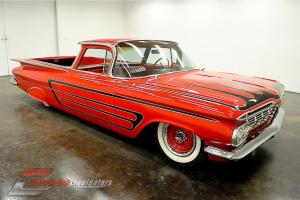 1959 Chevrolet El Camino 327 Automatic Dual Exhaust Red on Red HAVE TO SEE Photo