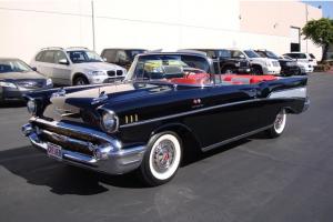 1957 Chevrolet Bel Air Fuel Injected Convertible Frame Off Restoration