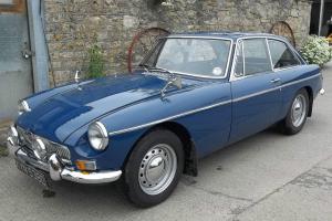  MGB GT, 1966 In mineral Blue.  Photo