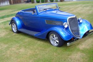 1934 Ford Cabrolet Roadster Convertible 350 348HP 350 Trans Boyds Disc Brakes Photo